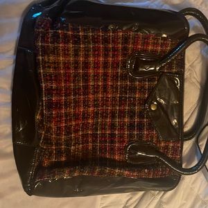 Charming Charlie’s pleather with tweedish looking fall colors